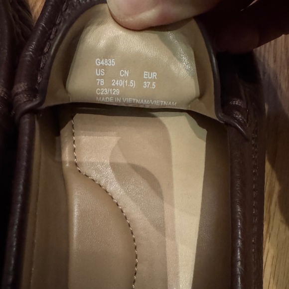 NWOT Coach Women's Marley Dark Brown Leather Driver Loafers - Size 7 - Picture 7 of 7